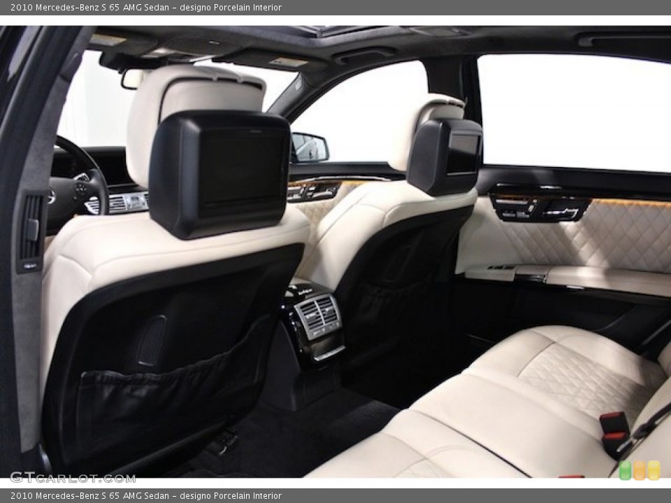 designo Porcelain Interior Entertainment System for the 2010 Mercedes-Benz S 65 AMG Sedan #78561800
