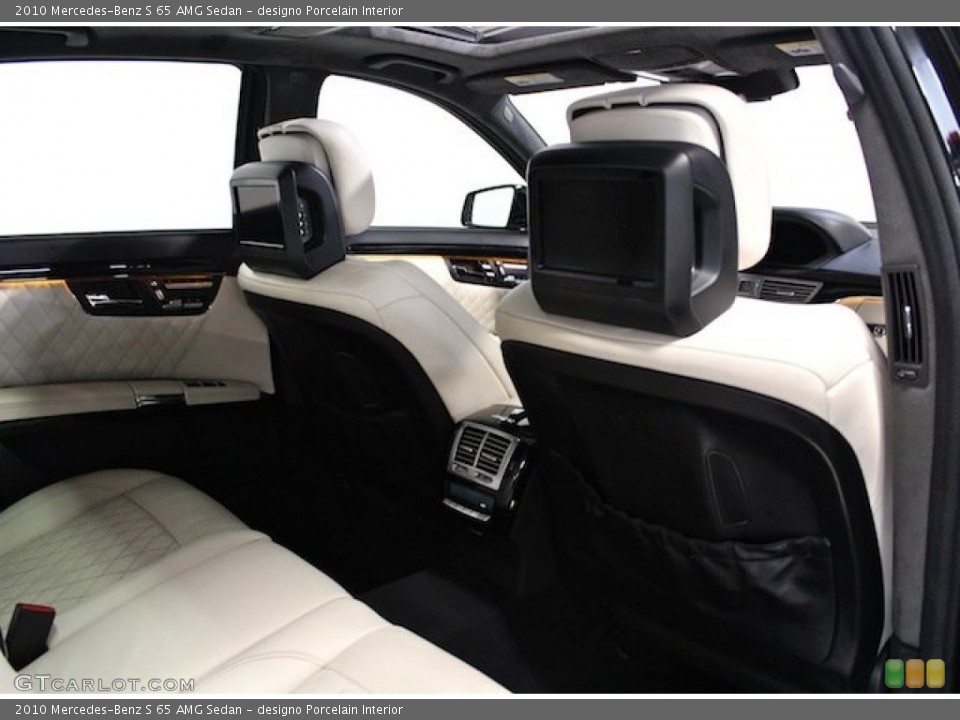 designo Porcelain Interior Entertainment System for the 2010 Mercedes-Benz S 65 AMG Sedan #78561815