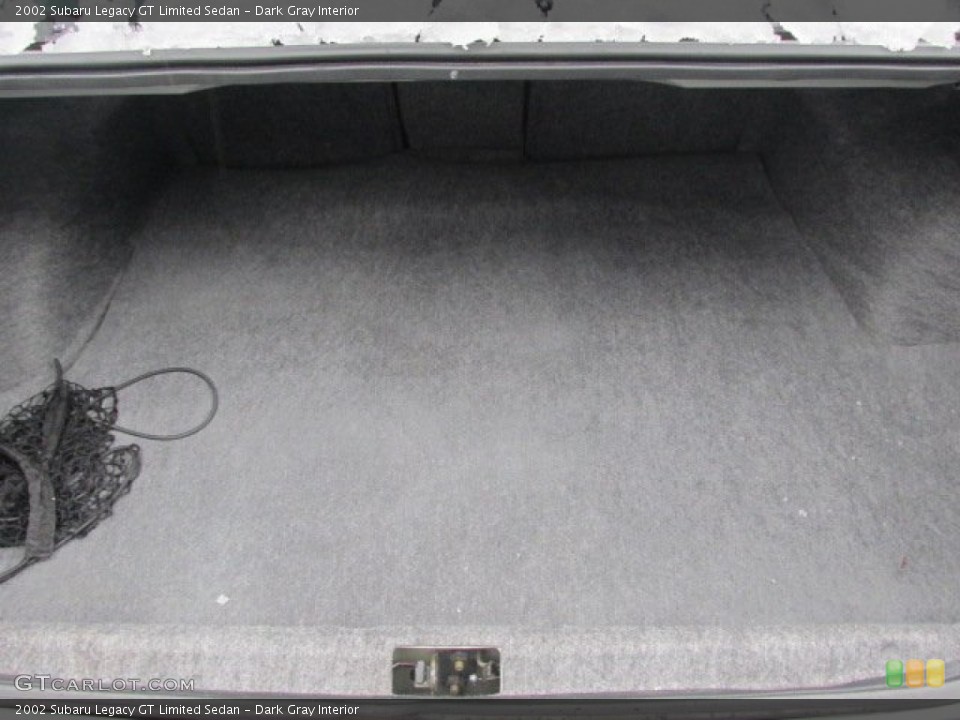 Dark Gray Interior Trunk for the 2002 Subaru Legacy GT Limited Sedan #78562187