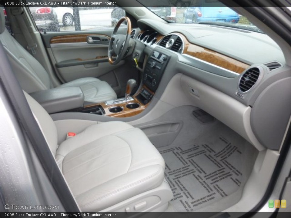 Titanium/Dark Titanium Interior Photo for the 2008 Buick Enclave CXL AWD #78562262