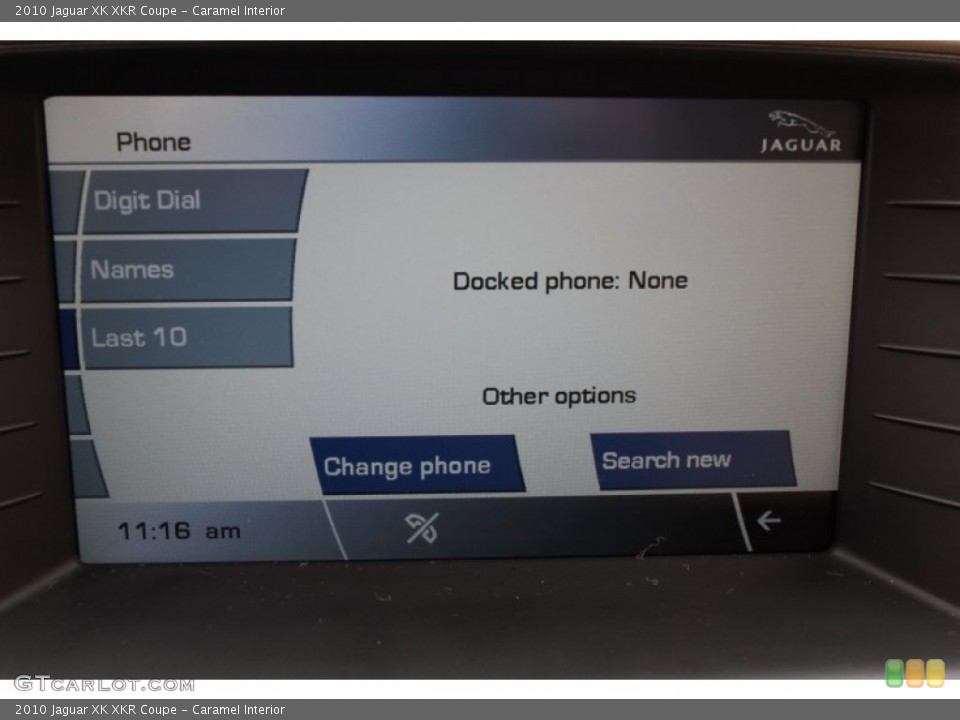 Caramel Interior Controls for the 2010 Jaguar XK XKR Coupe #78562307