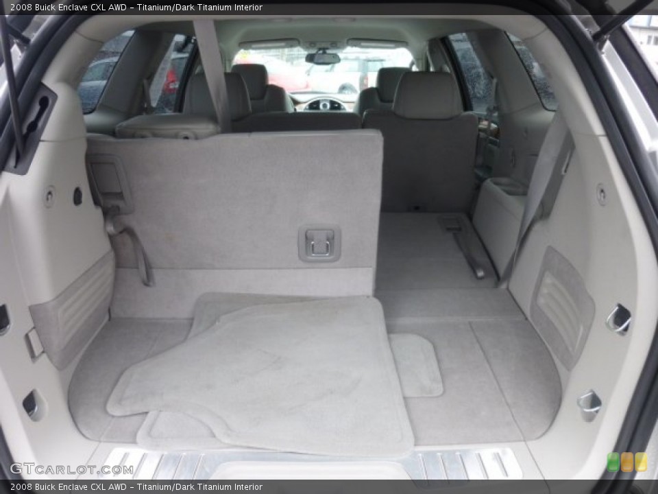 Titanium/Dark Titanium Interior Trunk for the 2008 Buick Enclave CXL AWD #78562316