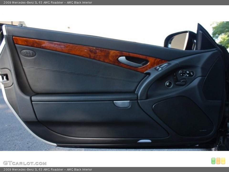 AMG Black Interior Door Panel for the 2009 Mercedes-Benz SL 63 AMG Roadster #78562634