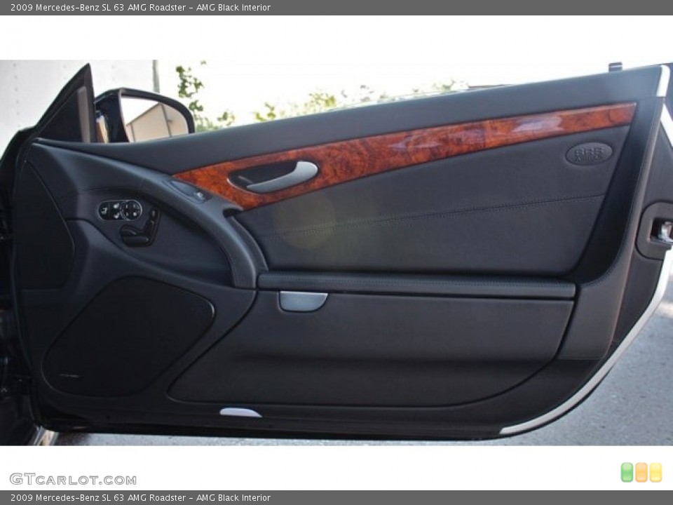 AMG Black Interior Door Panel for the 2009 Mercedes-Benz SL 63 AMG Roadster #78562642