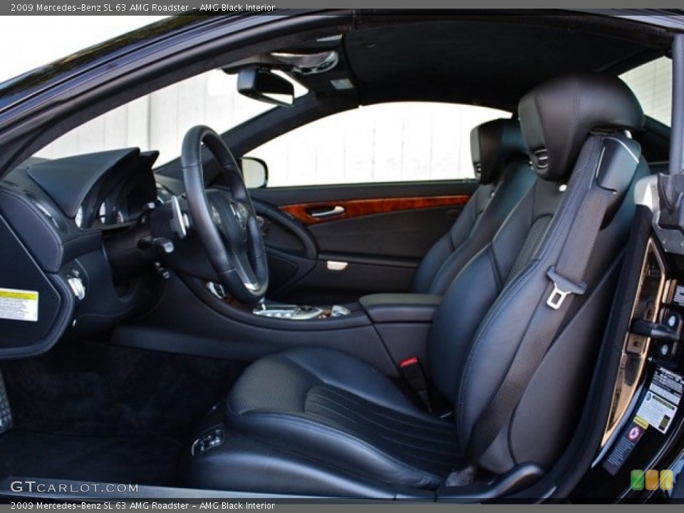 AMG Black Interior Photo for the 2009 Mercedes-Benz SL 63 AMG Roadster #78562664