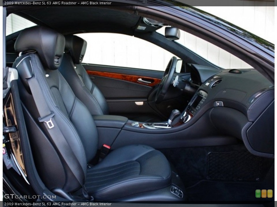AMG Black Interior Front Seat for the 2009 Mercedes-Benz SL 63 AMG Roadster #78562691