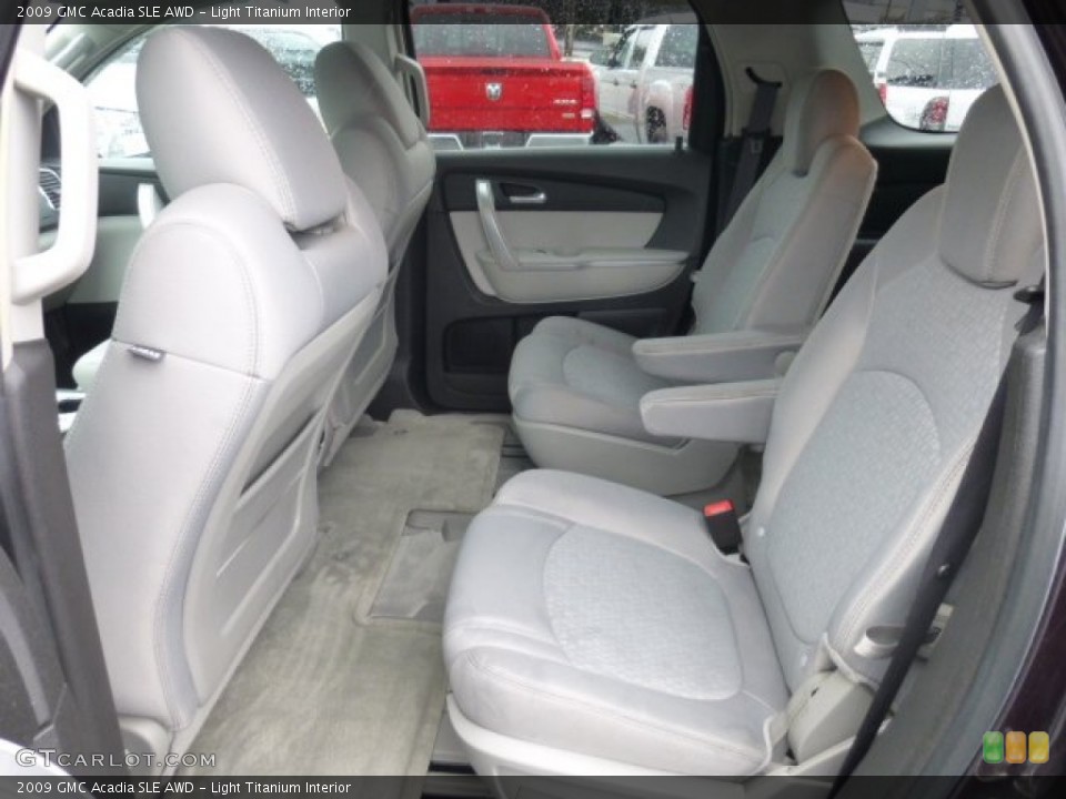 Light Titanium Interior Rear Seat for the 2009 GMC Acadia SLE AWD #78562719