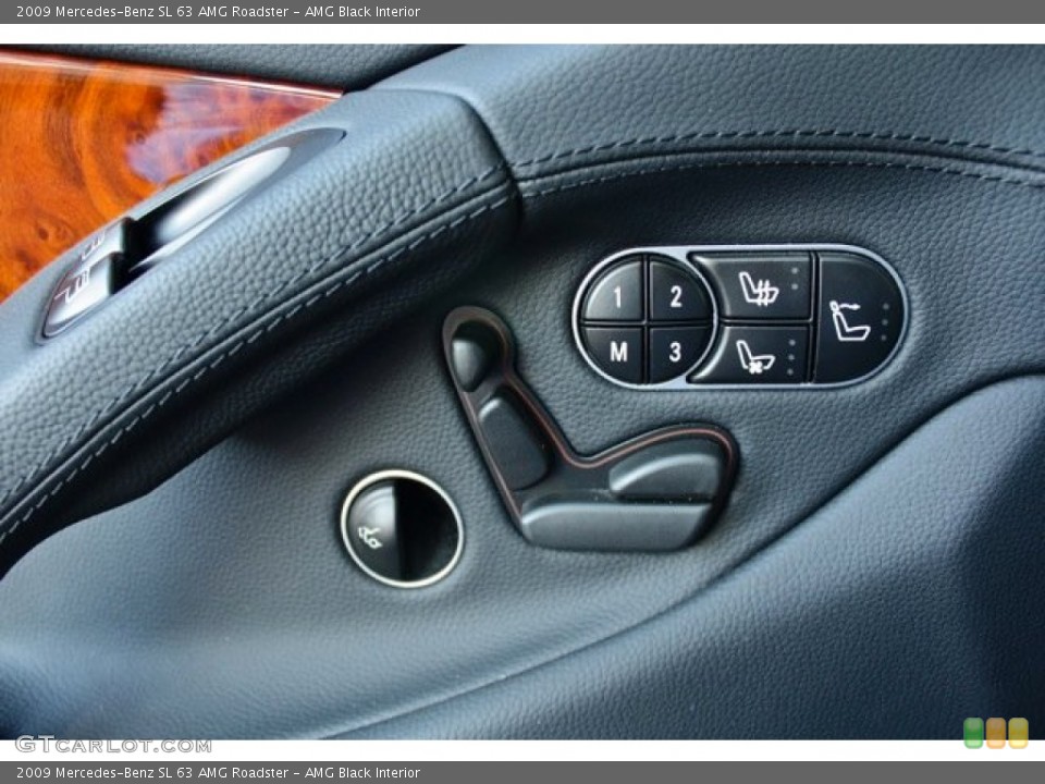 AMG Black Interior Controls for the 2009 Mercedes-Benz SL 63 AMG Roadster #78562736