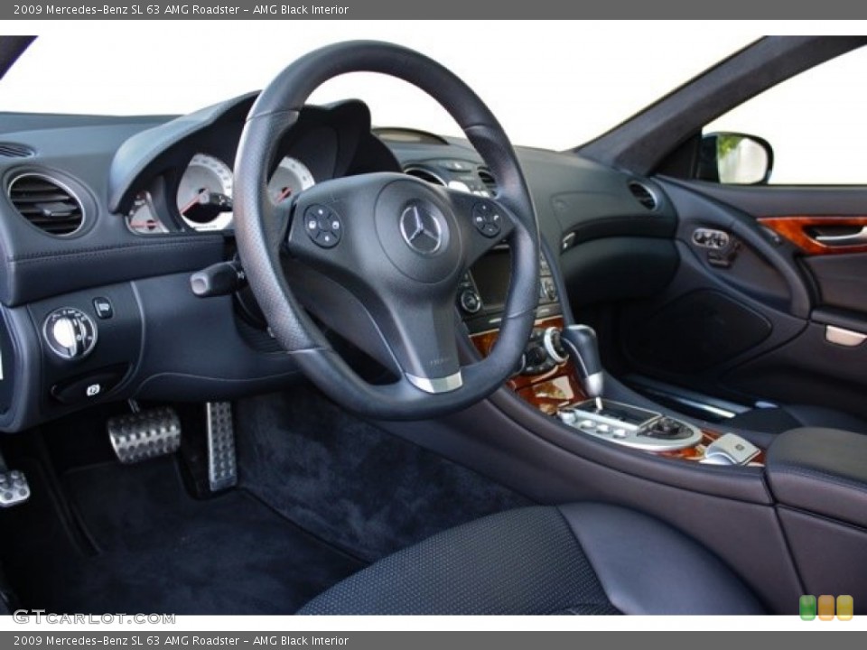 AMG Black Interior Dashboard for the 2009 Mercedes-Benz SL 63 AMG Roadster #78562860