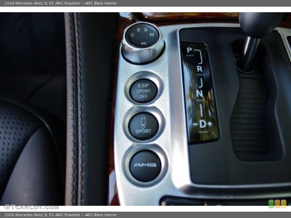 AMG Black Interior Controls for the 2009 Mercedes-Benz SL 63 AMG Roadster #78562998