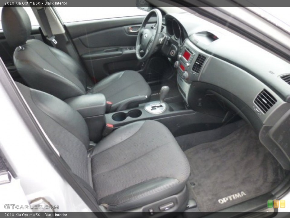 Black Interior Photo for the 2010 Kia Optima SX #78563042