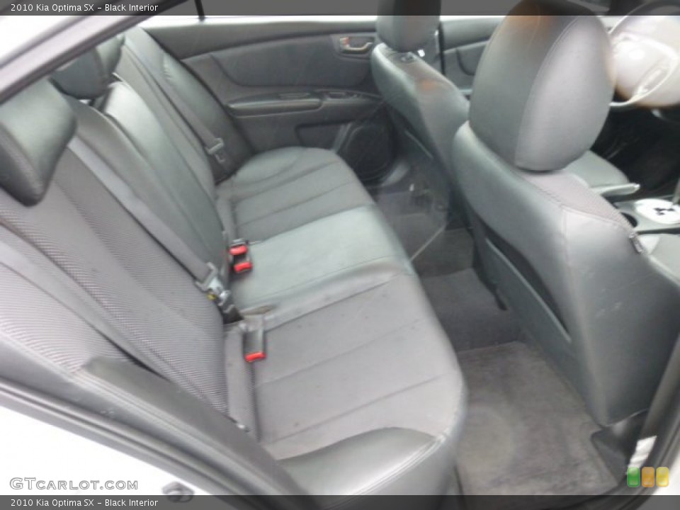 Black 2010 Kia Optima Interiors