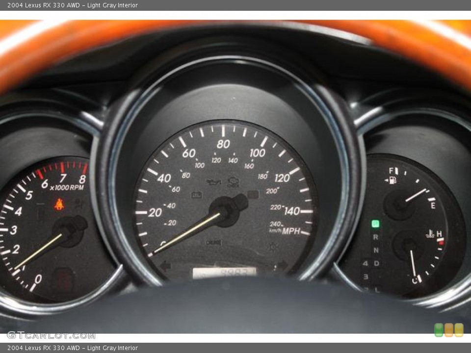 Light Gray Interior Gauges for the 2004 Lexus RX 330 AWD #78563480