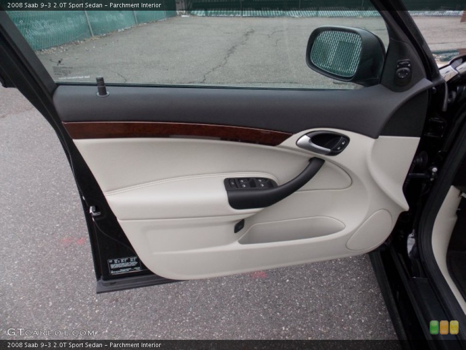 Parchment Interior Door Panel for the 2008 Saab 9-3 2.0T Sport Sedan #78563957