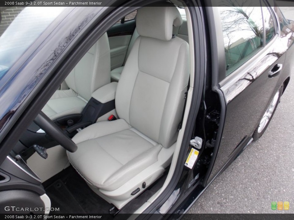 Parchment Interior Front Seat for the 2008 Saab 9-3 2.0T Sport Sedan #78563981