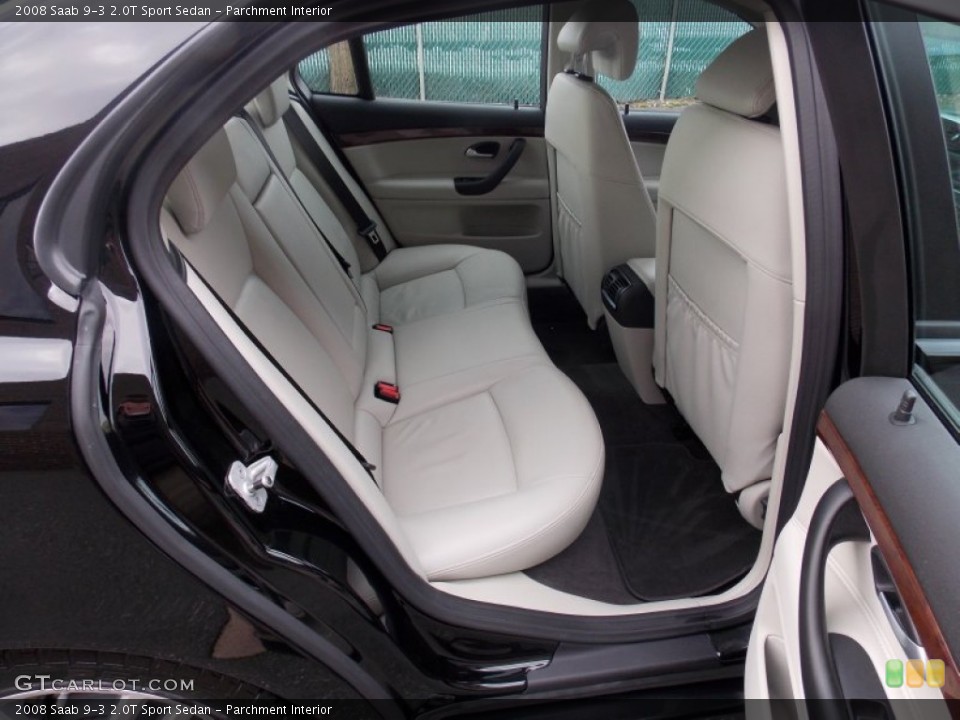 Parchment Interior Rear Seat for the 2008 Saab 9-3 2.0T Sport Sedan #78564176