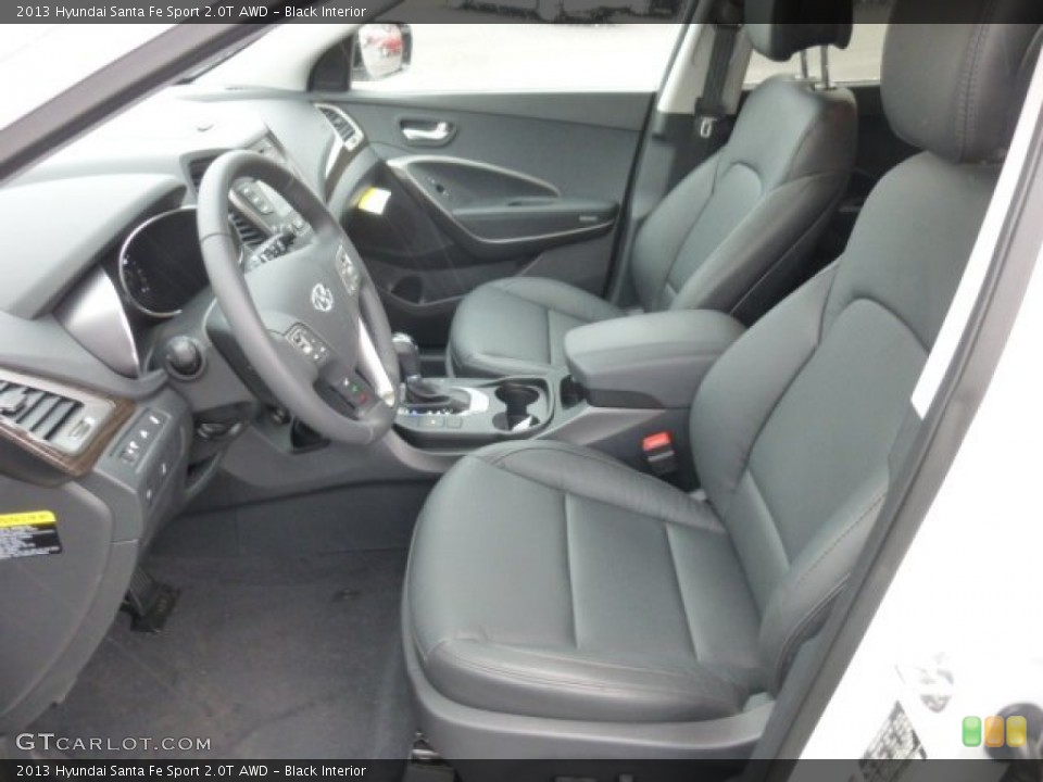 Black Interior Photo for the 2013 Hyundai Santa Fe Sport 2.0T AWD #78564287