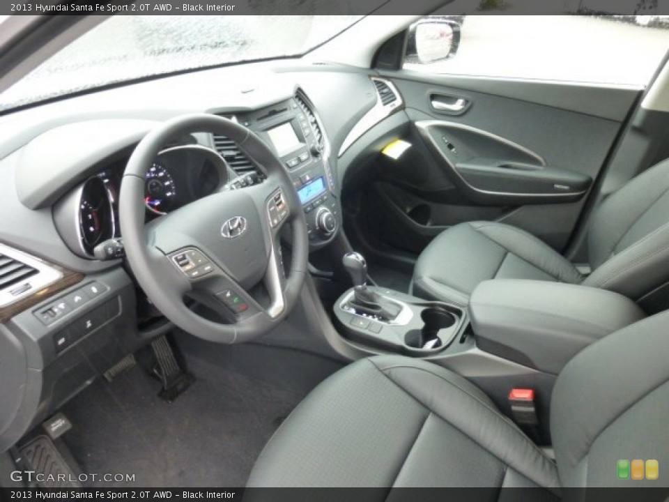 Black Interior Prime Interior for the 2013 Hyundai Santa Fe Sport 2.0T AWD #78564298