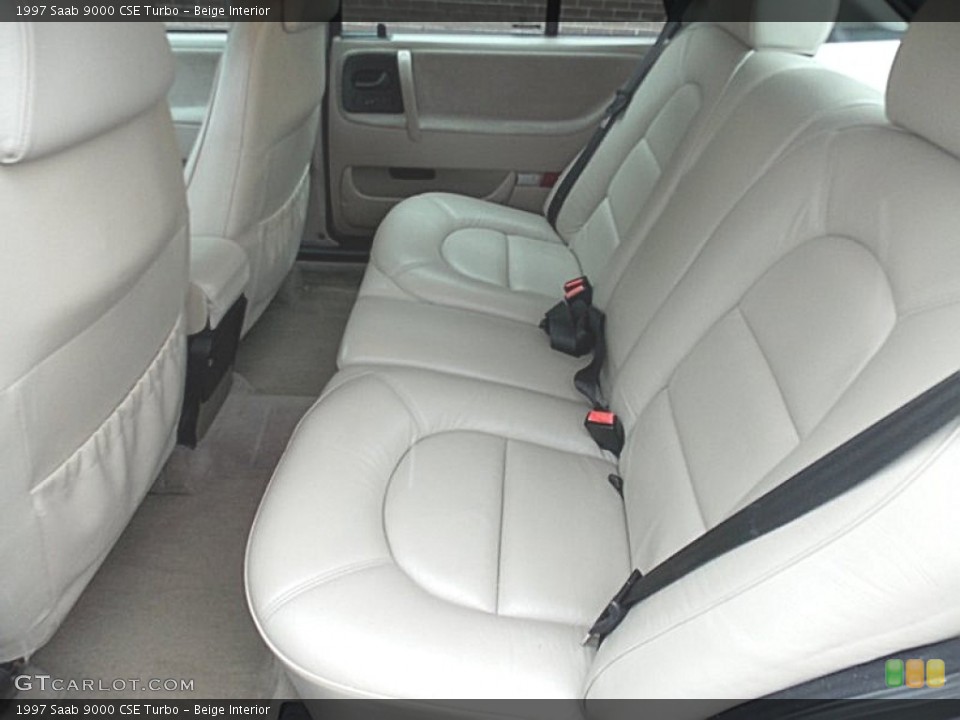 Beige 1997 Saab 9000 Interiors