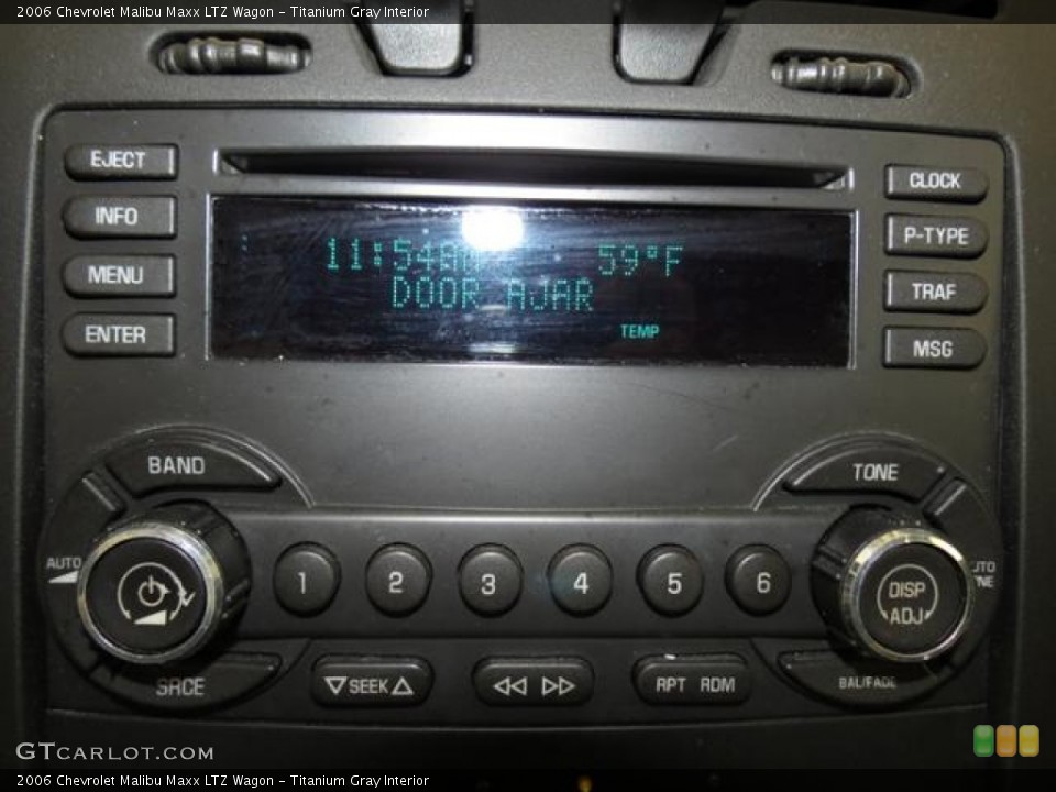 Titanium Gray Interior Audio System for the 2006 Chevrolet Malibu Maxx LTZ Wagon #78565115