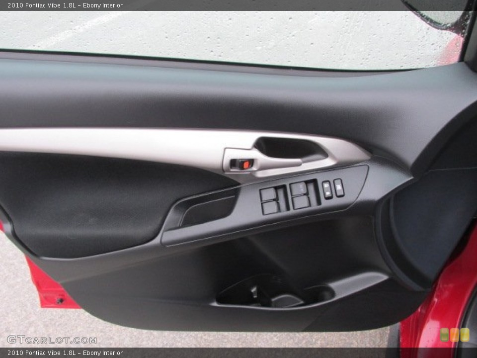 Ebony Interior Door Panel for the 2010 Pontiac Vibe 1.8L #78567642