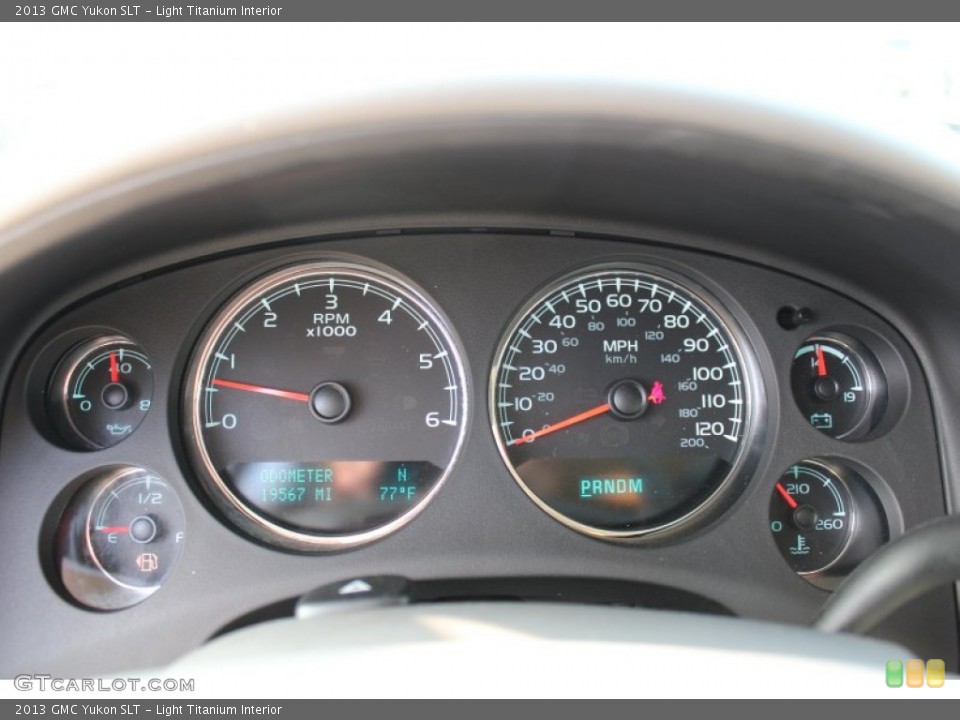 Light Titanium Interior Gauges for the 2013 GMC Yukon SLT #78567695