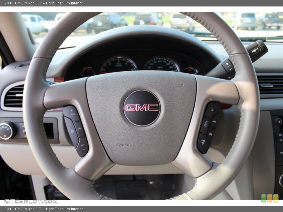 Light Titanium Interior Steering Wheel for the 2013 GMC Yukon SLT #78567720