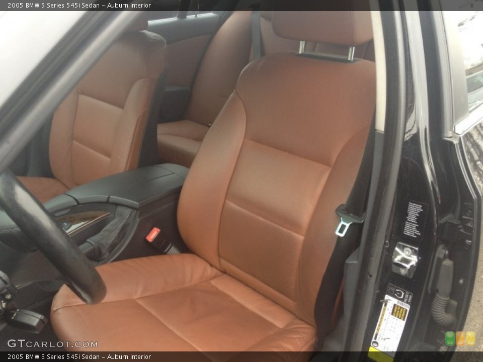 Auburn Interior Front Seat for the 2005 BMW 5 Series 545i Sedan #78568934