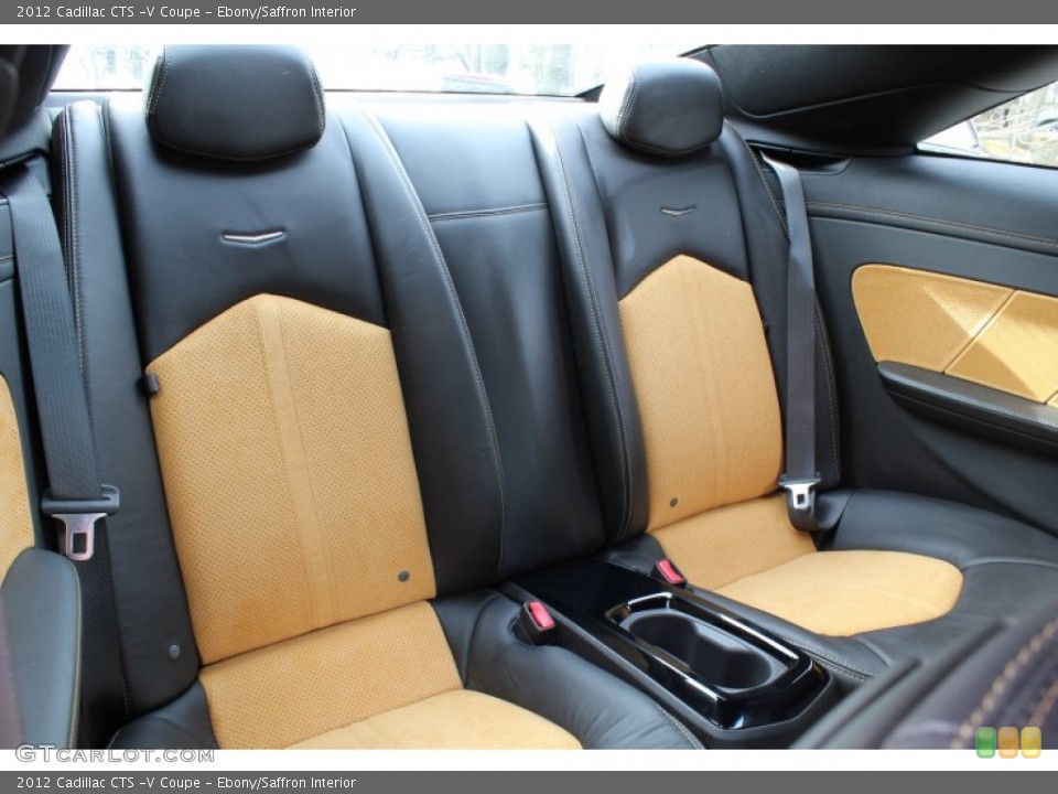 Ebony/Saffron Interior Rear Seat for the 2012 Cadillac CTS -V Coupe #78569640