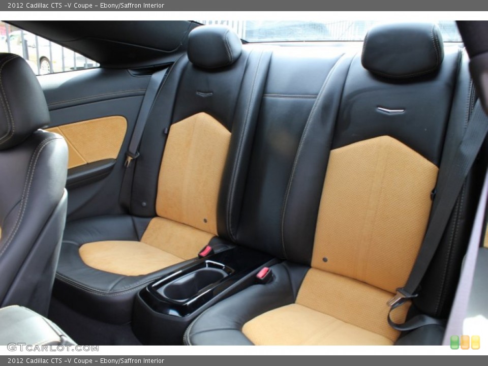 Ebony/Saffron Interior Rear Seat for the 2012 Cadillac CTS -V Coupe #78569699