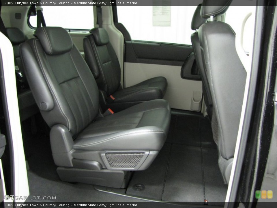 Medium Slate Gray/Light Shale Interior Rear Seat for the 2009 Chrysler Town & Country Touring #78570355