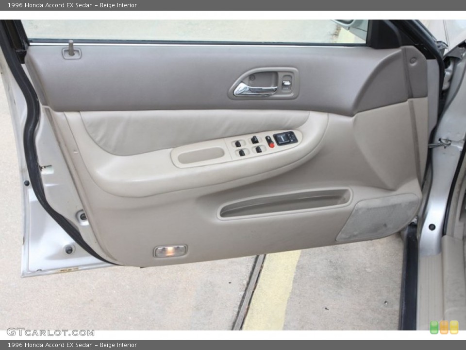 Beige Interior Door Panel for the 1996 Honda Accord EX Sedan #78570356