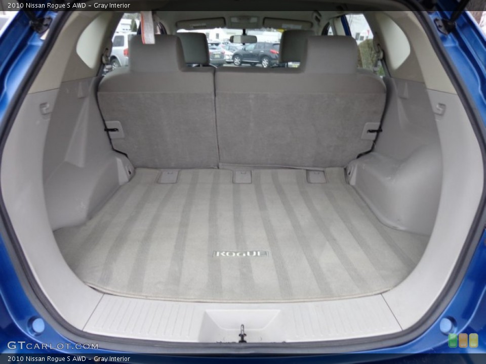 Gray Interior Trunk for the 2010 Nissan Rogue S AWD #78570373