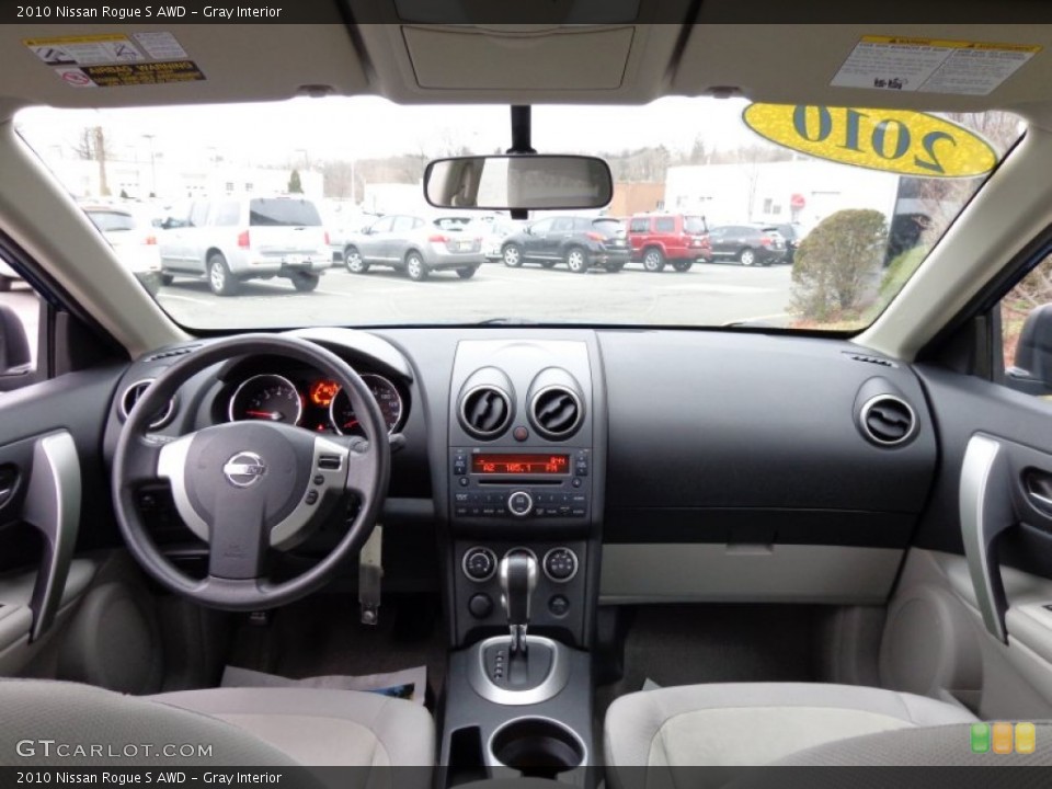 Gray Interior Dashboard for the 2010 Nissan Rogue S AWD #78570431