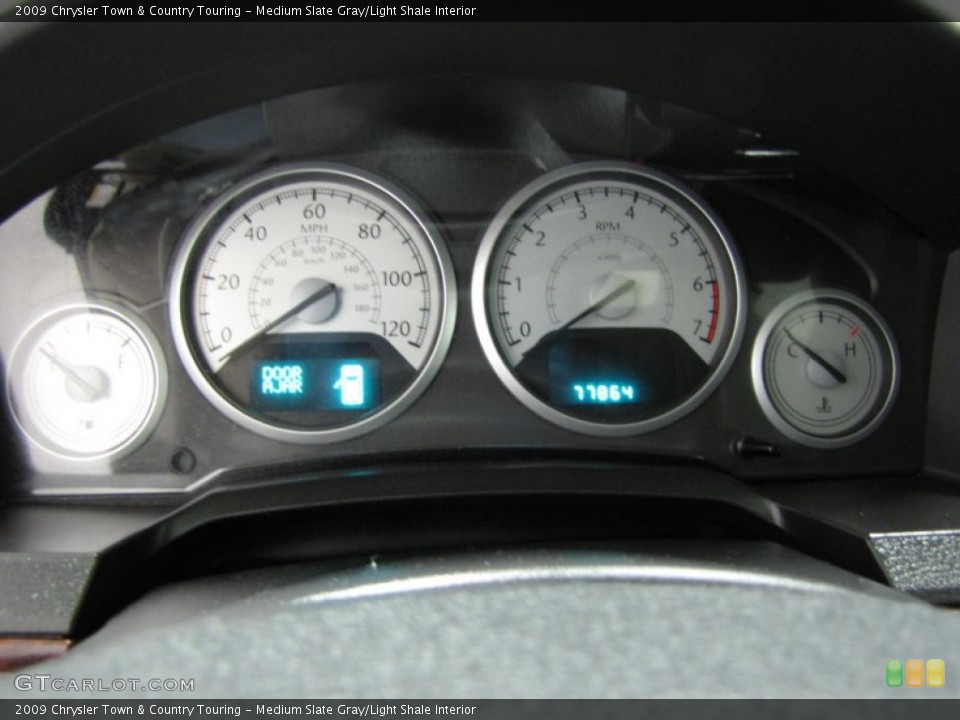 Medium Slate Gray/Light Shale Interior Gauges for the 2009 Chrysler Town & Country Touring #78570536