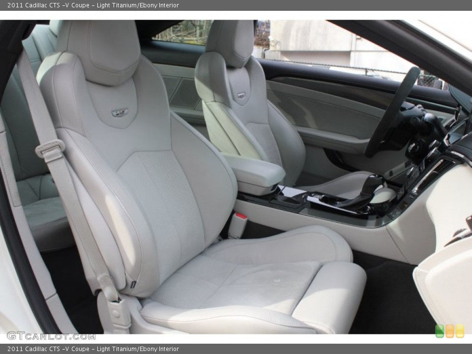 Light Titanium/Ebony Interior Front Seat for the 2011 Cadillac CTS -V Coupe #78570599