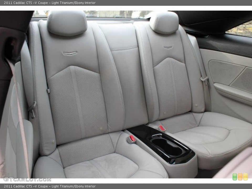 Light Titanium/Ebony Interior Rear Seat for the 2011 Cadillac CTS -V Coupe #78570629