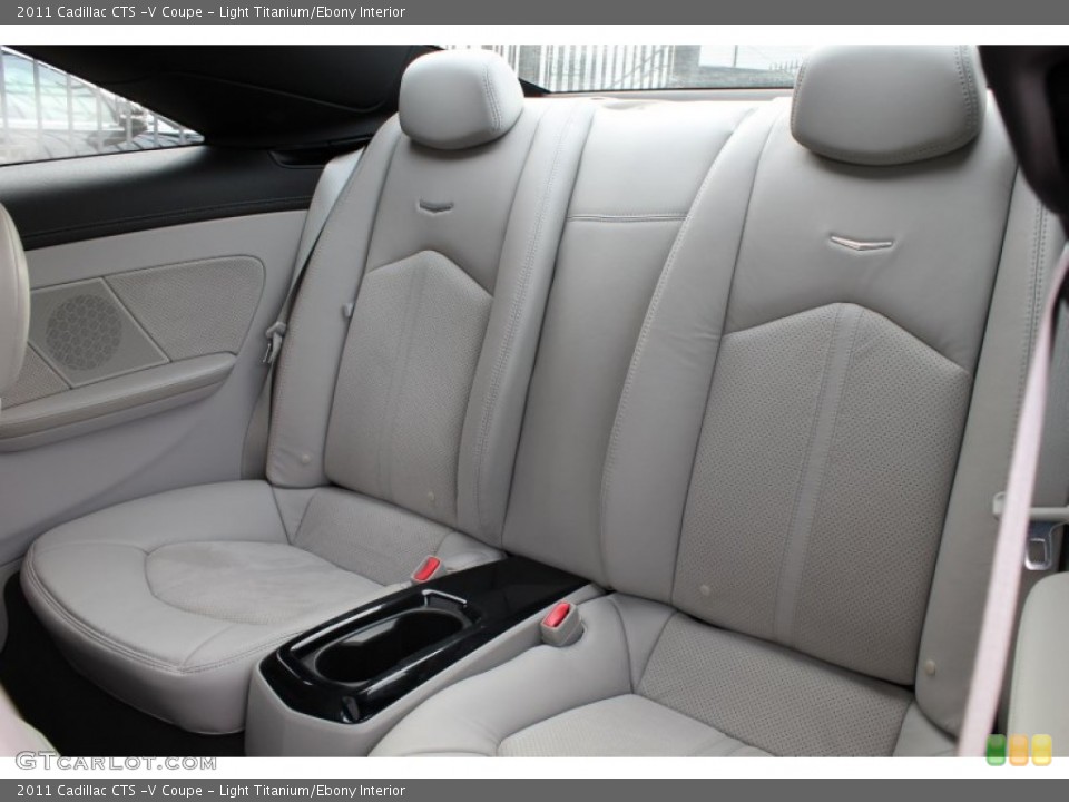 Light Titanium/Ebony Interior Rear Seat for the 2011 Cadillac CTS -V Coupe #78570680