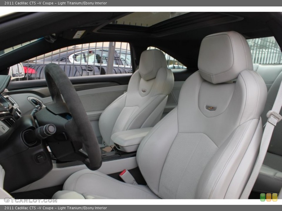 Light Titanium/Ebony Interior Front Seat for the 2011 Cadillac CTS -V Coupe #78570692