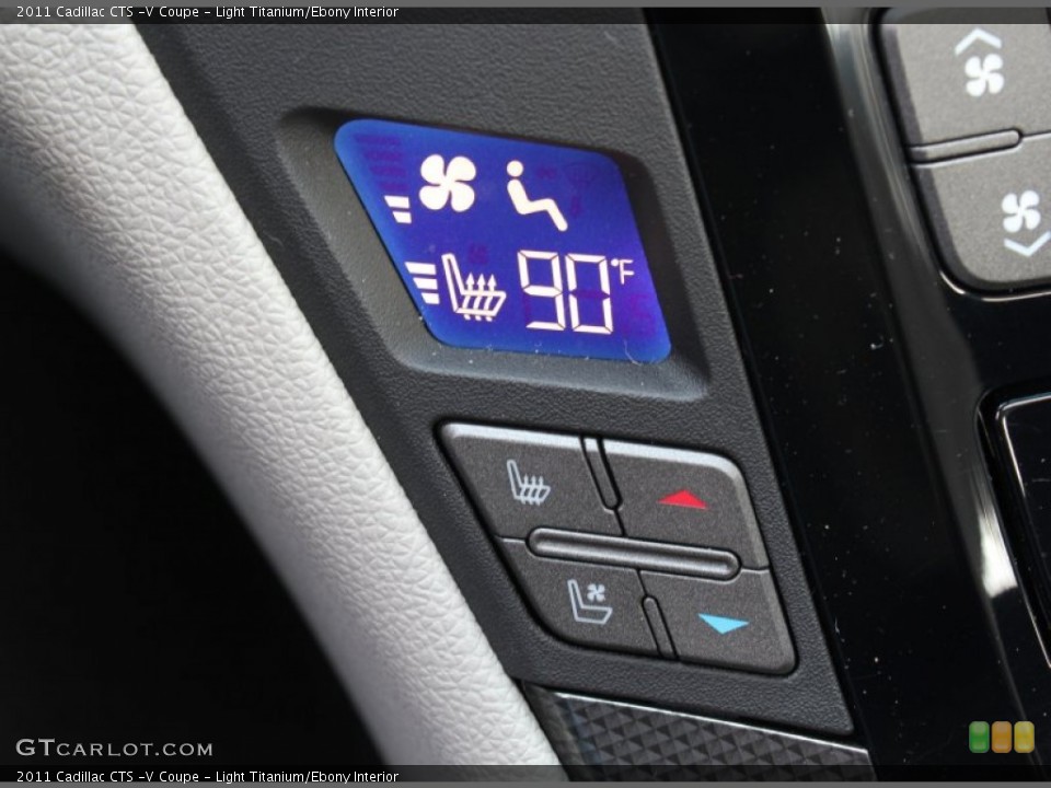 Light Titanium/Ebony Interior Controls for the 2011 Cadillac CTS -V Coupe #78570743