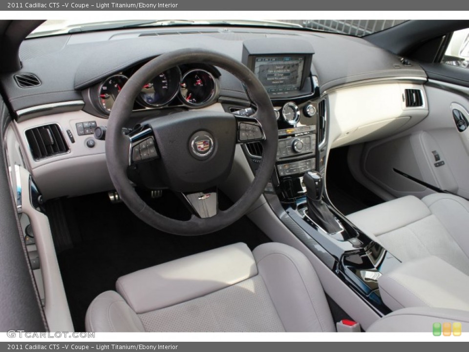 Light Titanium/Ebony 2011 Cadillac CTS Interiors