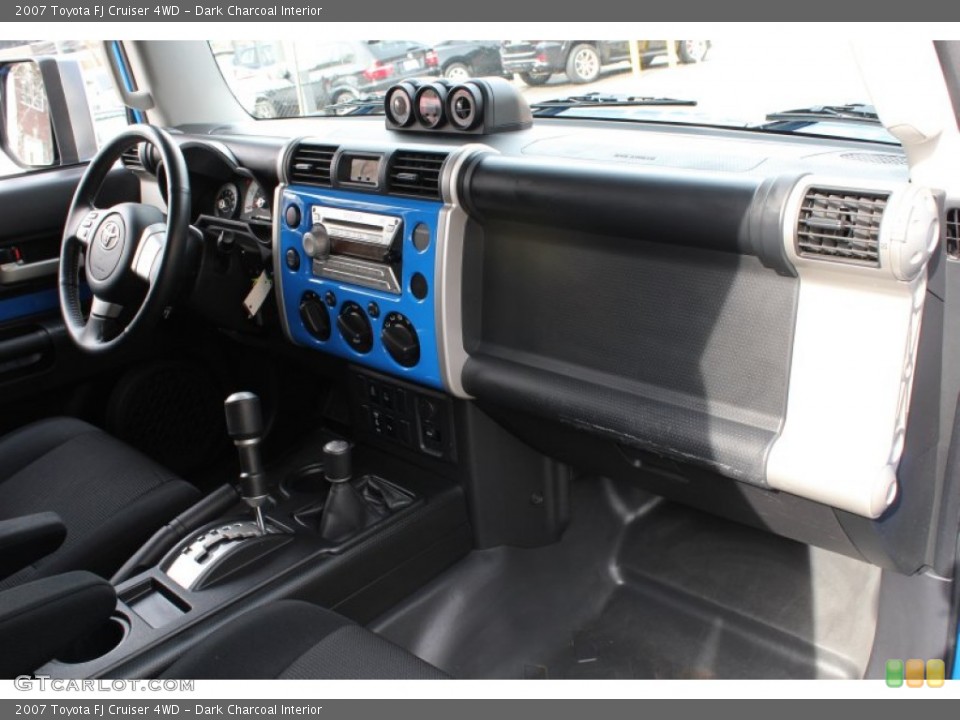 Dark Charcoal Interior Dashboard for the 2007 Toyota FJ Cruiser 4WD #78571667