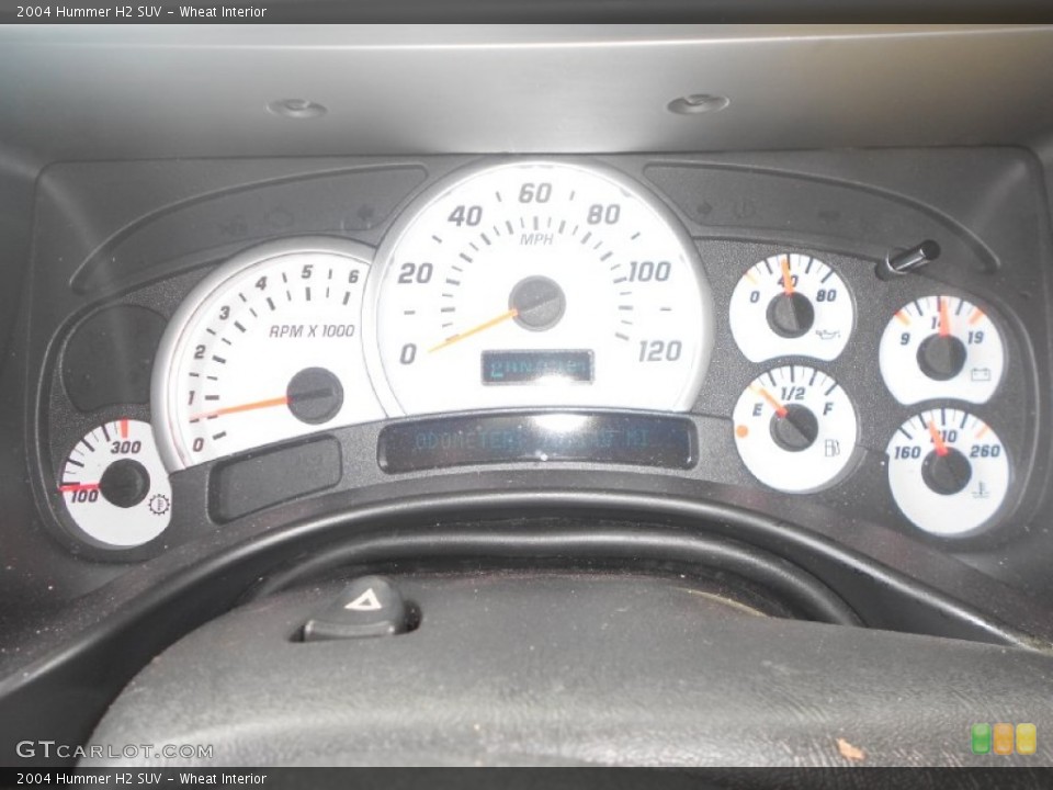 Wheat Interior Gauges for the 2004 Hummer H2 SUV #78571820