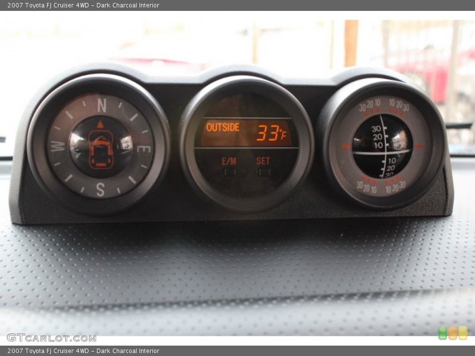Dark Charcoal Interior Gauges for the 2007 Toyota FJ Cruiser 4WD #78571823