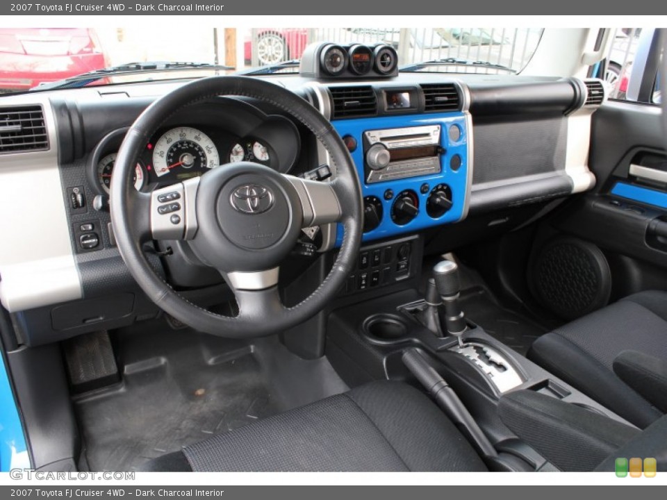 Dark Charcoal Interior Prime Interior for the 2007 Toyota FJ Cruiser 4WD #78571878