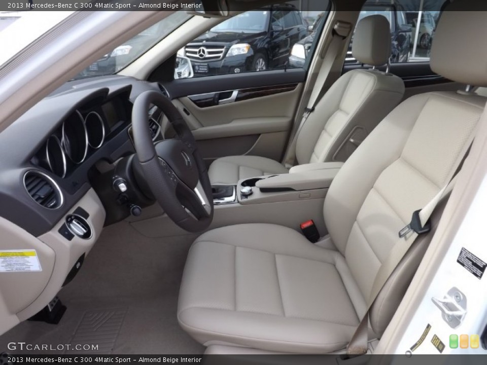 Almond Beige Interior Photo for the 2013 Mercedes-Benz C 300 4Matic Sport #78571973