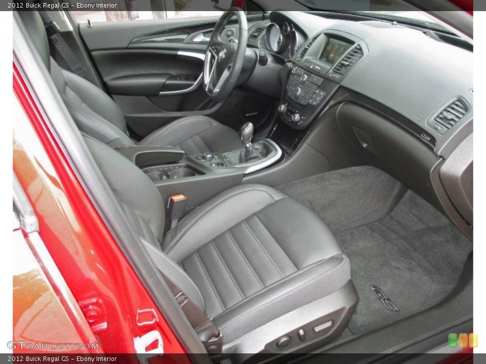 Ebony Interior Photo for the 2012 Buick Regal GS #78572708