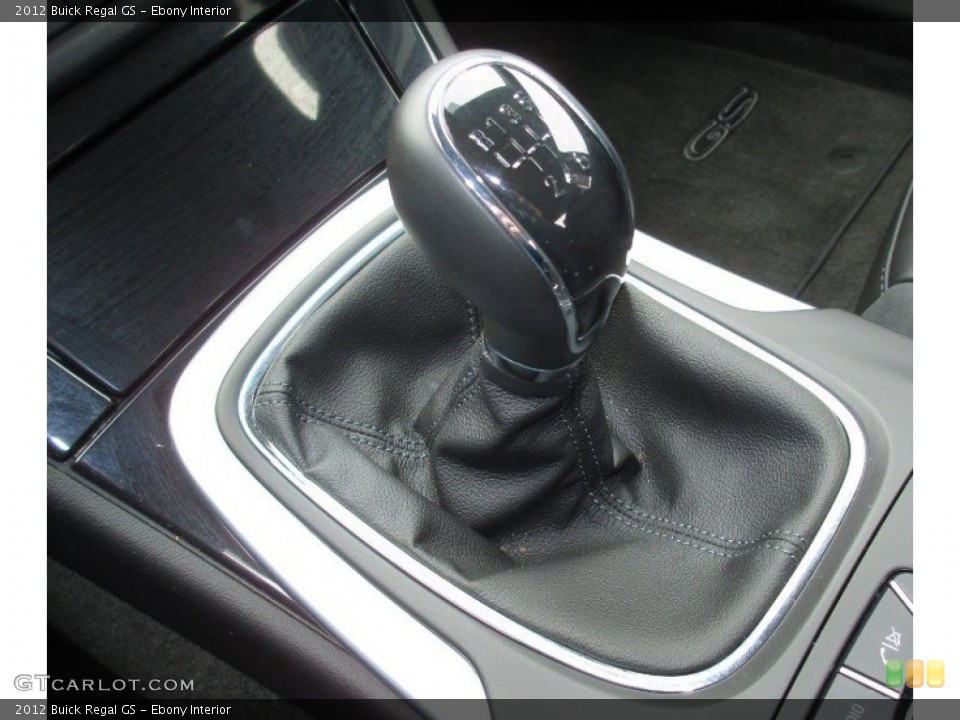 Ebony Interior Transmission for the 2012 Buick Regal GS #78573062