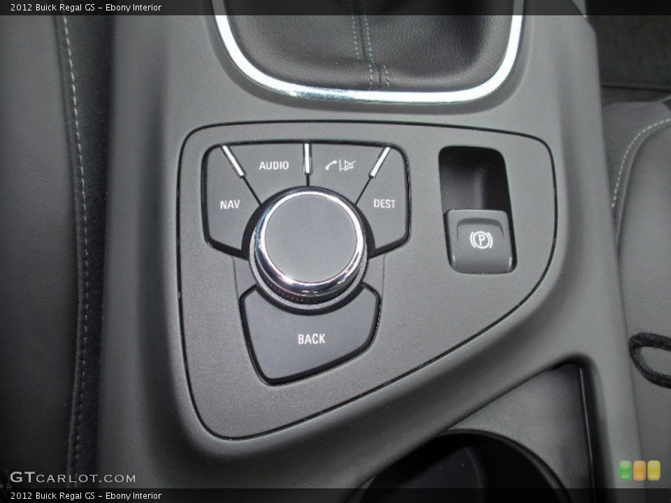 Ebony Interior Controls for the 2012 Buick Regal GS #78573091