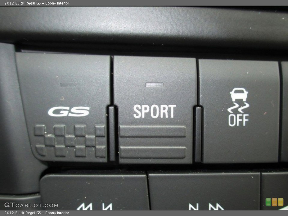 Ebony Interior Controls for the 2012 Buick Regal GS #78573116